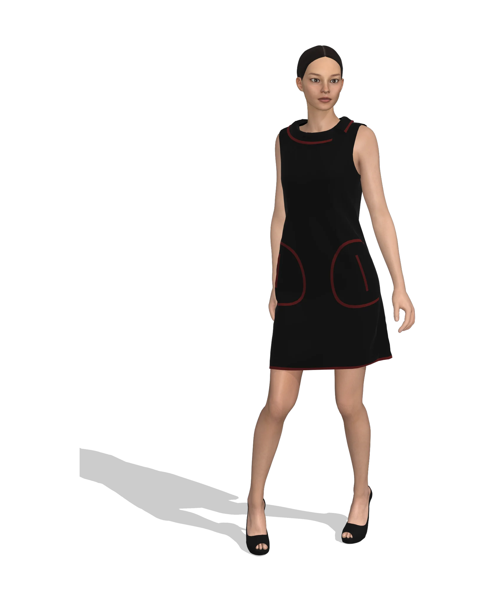 KDscion p47 sleeveless sheath dress